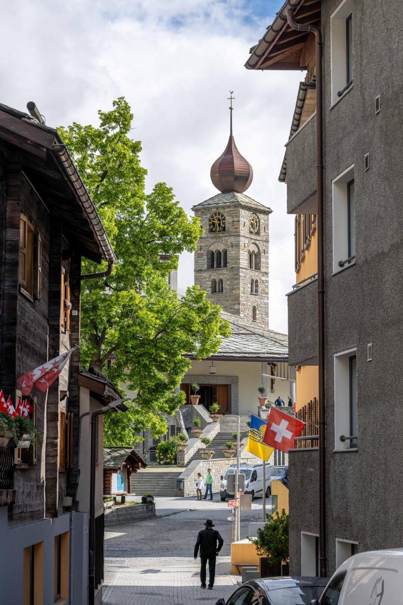 Ferienwohnung Morgengruss Sankt Niklaus Exteriör bild