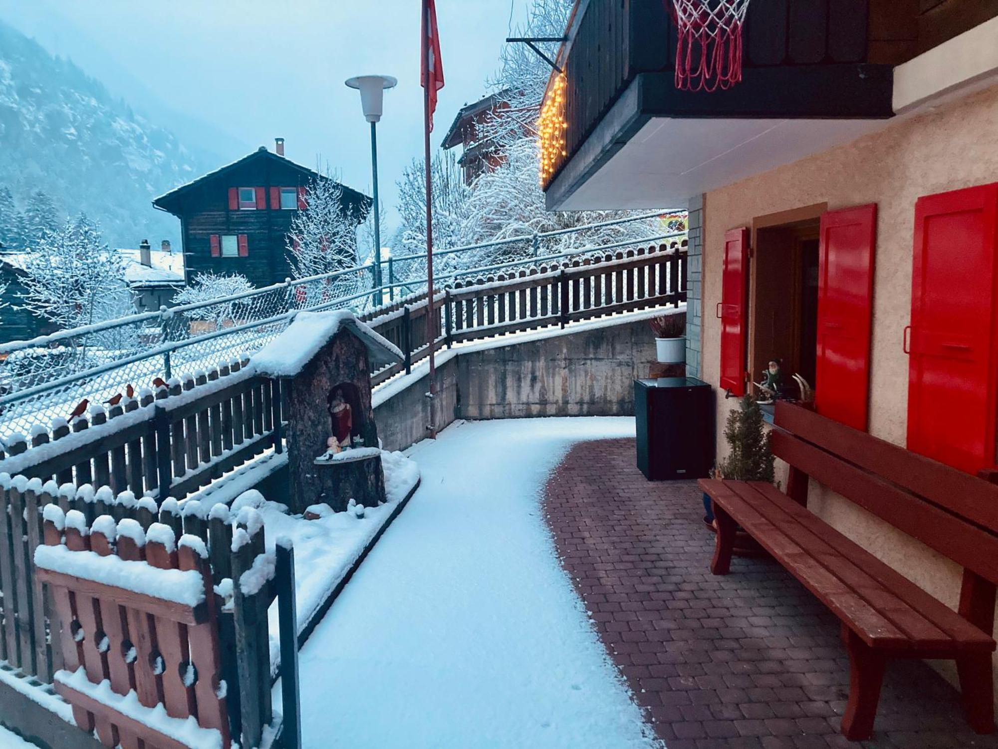 Ferienwohnung Morgengruss Sankt Niklaus Exteriör bild